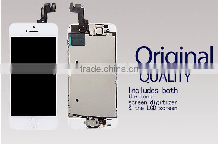 wholesale mobile phone lcd with digitizer glass for iphone 5s
