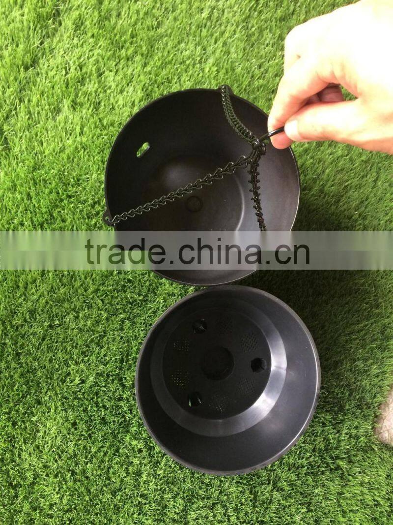 hanging flower pot , Home Garden Plastic Flower Pot ,Hanging Planter With Iron,hanging basket,