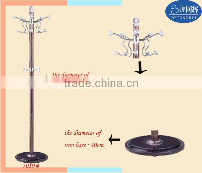 2014 Bath Room Furniture Metal Hanging Towel Shelf Made In China (5019#walnut)