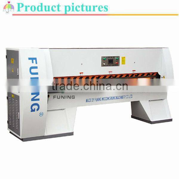 Woodworking veneer cutting machine / veneer guillotine