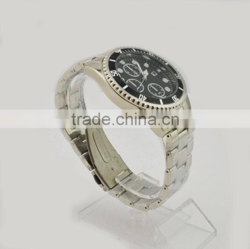 Vintage big case watch man roles quartz watch water resistant