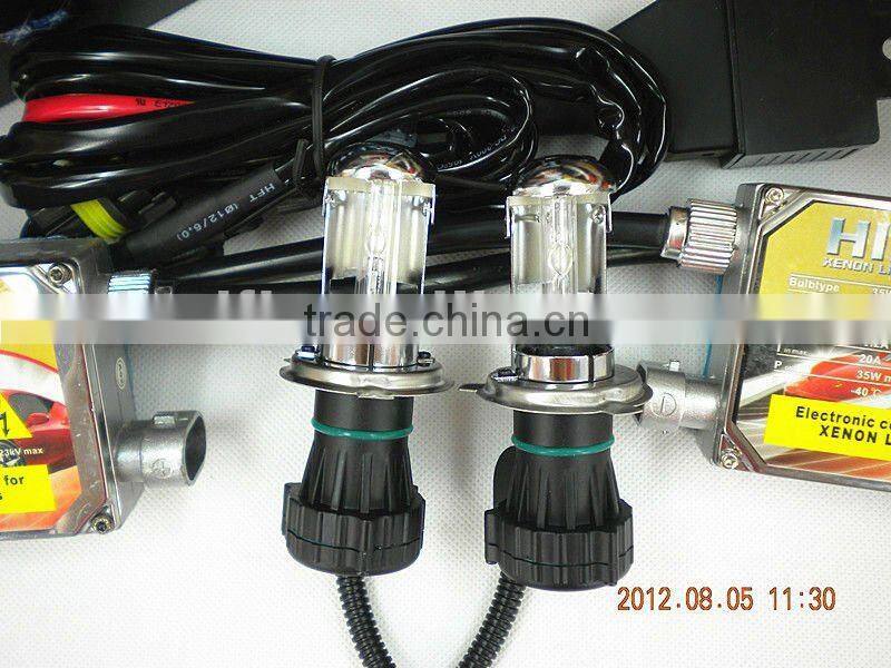 New high quality H4 car light HID xenon lamp kit 35W 55W 75