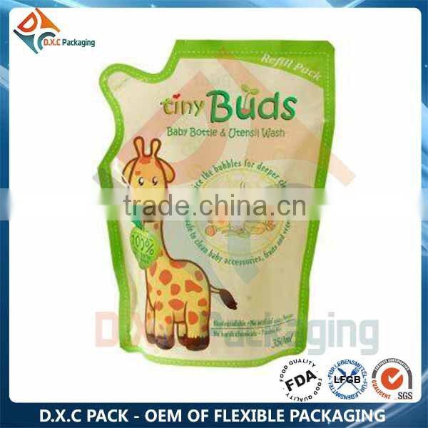 Spout Bag/Liquid Packaging For Organic Shampoo( New Design)