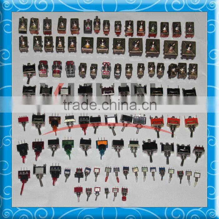 KN3B-203 6Pins Black Base 15Amp 250Vac Mini ON-OFF-ON Miniature Toggle Switch