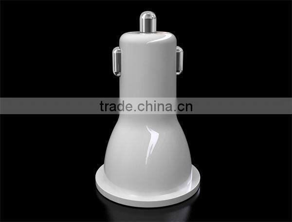 2015 Newest 5V 2.1A Dual USB Car Charger for Mobile Phone