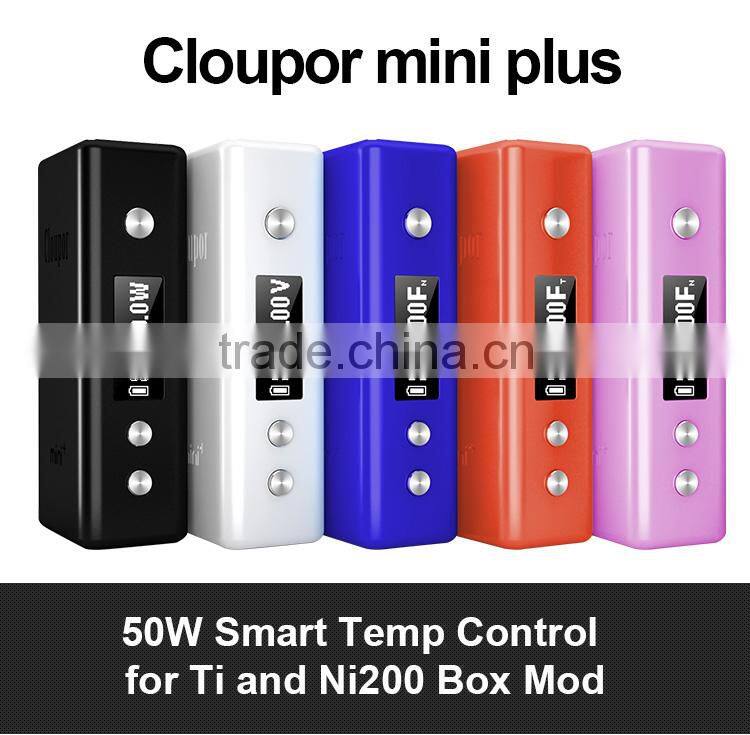Cloupor MINI Plus 50w box mod/Cloupor MINI + / Cloupor GT mini 50 watt mod 50w vape mod wholesale