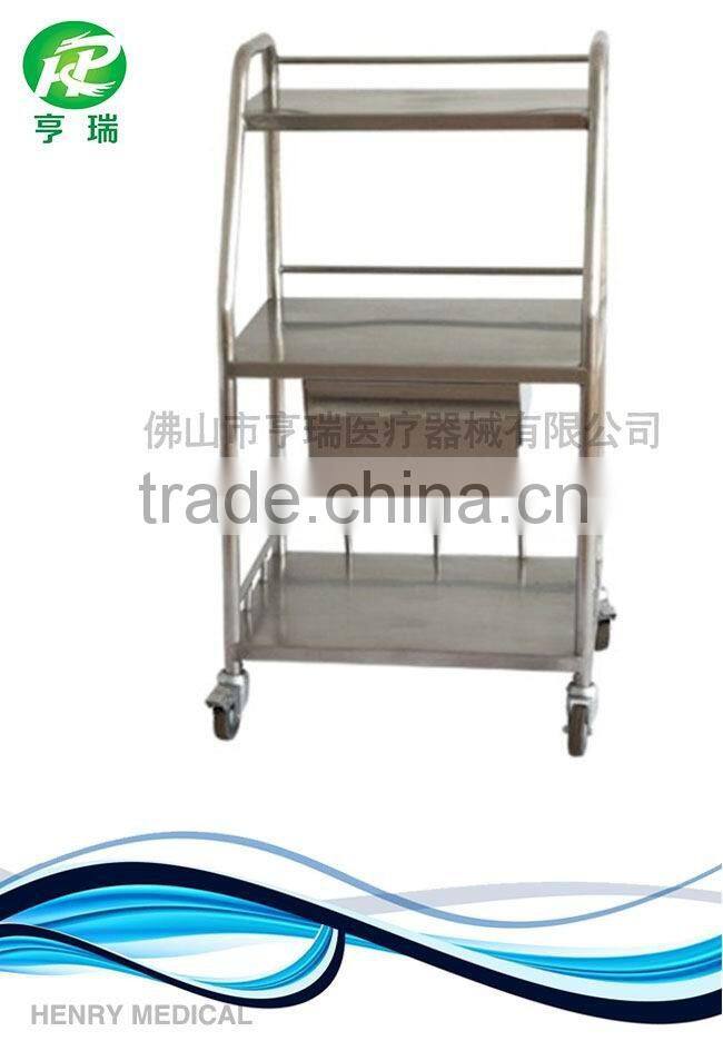 china Alibaba sell stainless steel medical instrument trolley
