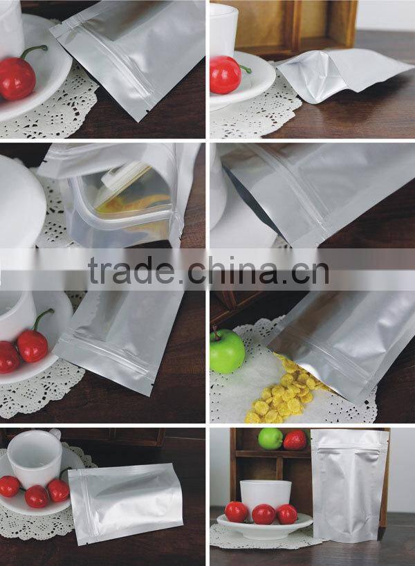 100pcs Silver Aluminum Foil Mylar Bag Vacuum Bag Sealer for Food Storage Package