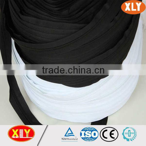 Lowest price good quality long chain nylon zipper & nylon zipper rolls