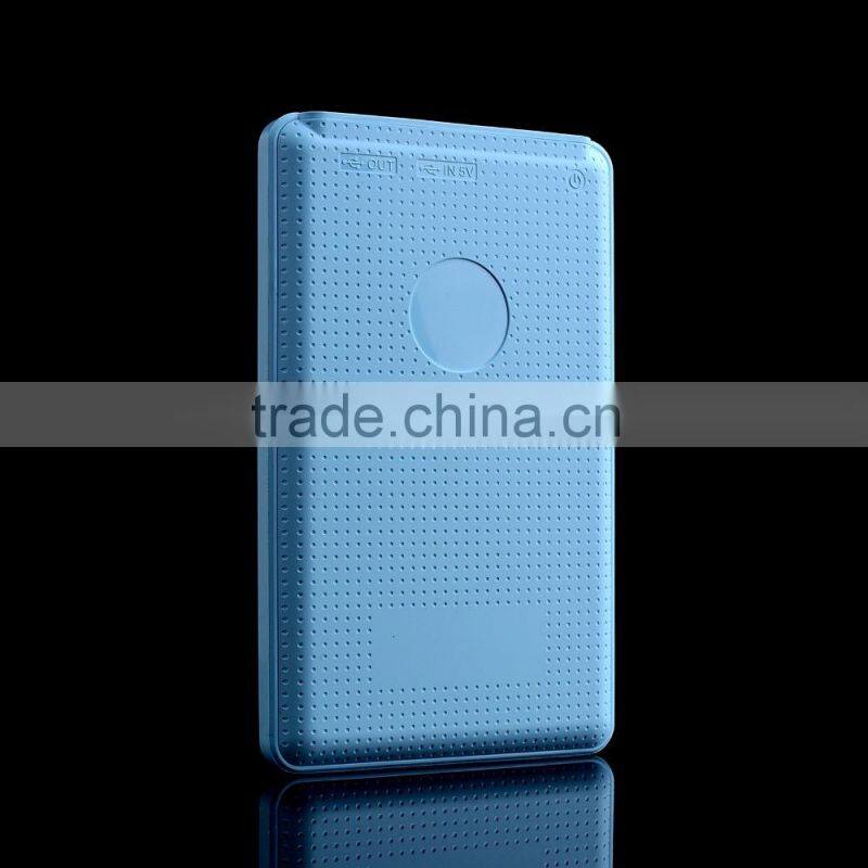 External portable charger blue giveaway made in china 4000mah power bank for lenovo