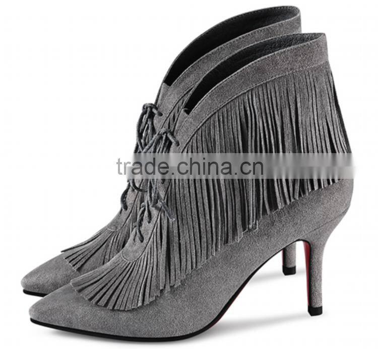 2016 latest design fashion big boots women guangzhou manufacturer