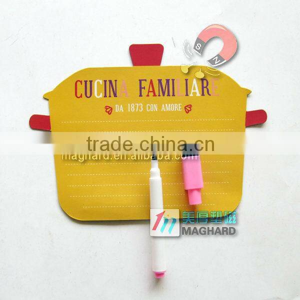 customized weekly schedule whiteboard,magent whiteboard for kids