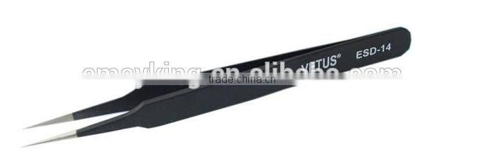 Widely use Stainless Steel ESD Tweezers