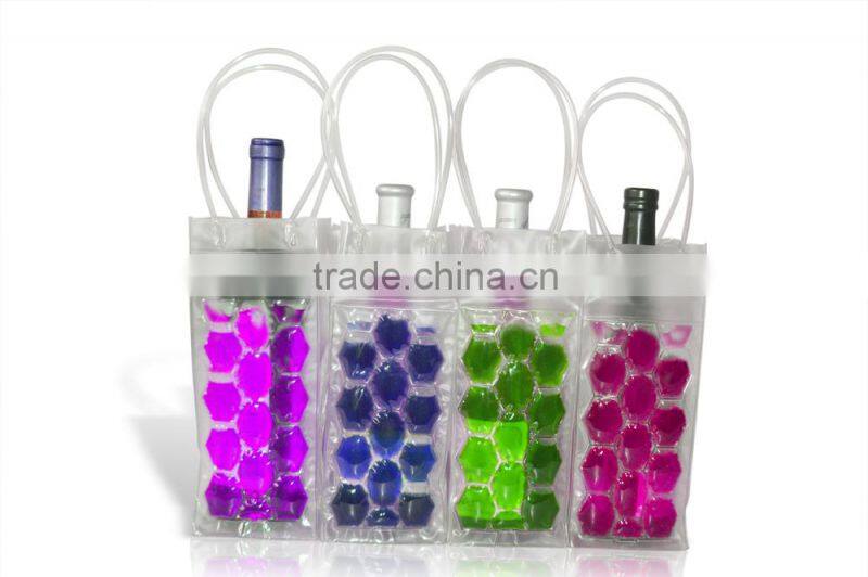 Ice Chiller Freezable Carrier for Wine Bottle