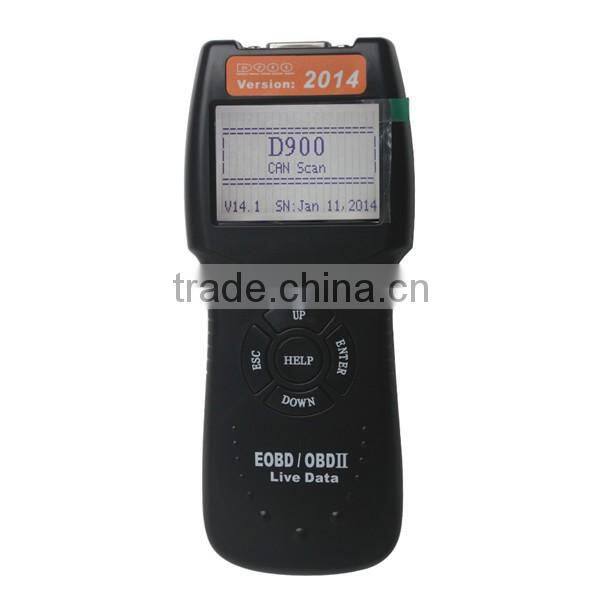 Top Quality OBDII Auto Scan Tool D900 CANBUS EOBD / OBD2 Code Reader 2014 Version