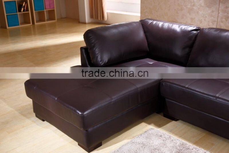 hot sale living room soft and leisure leather sofa