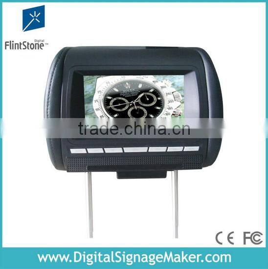 FlintStone 7 inch car digital photo frame, cab media player, media player digital signage