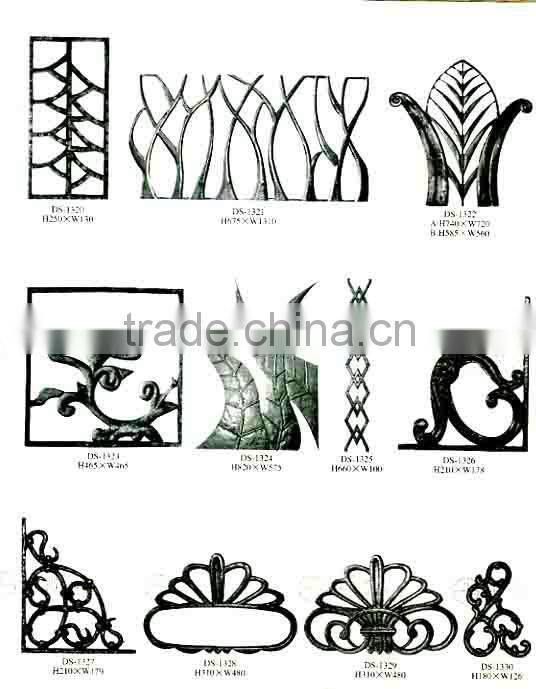 decorative wrought iron parts