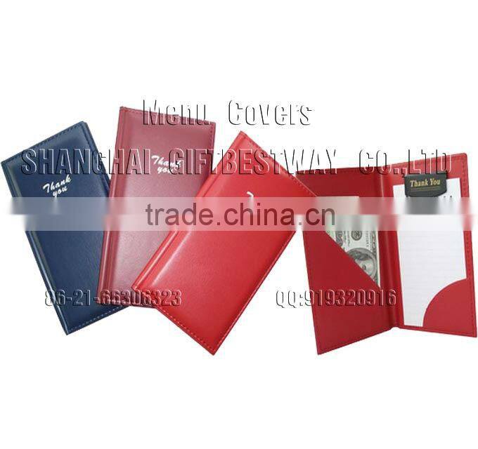 Black restaurant bill presenter with high quality