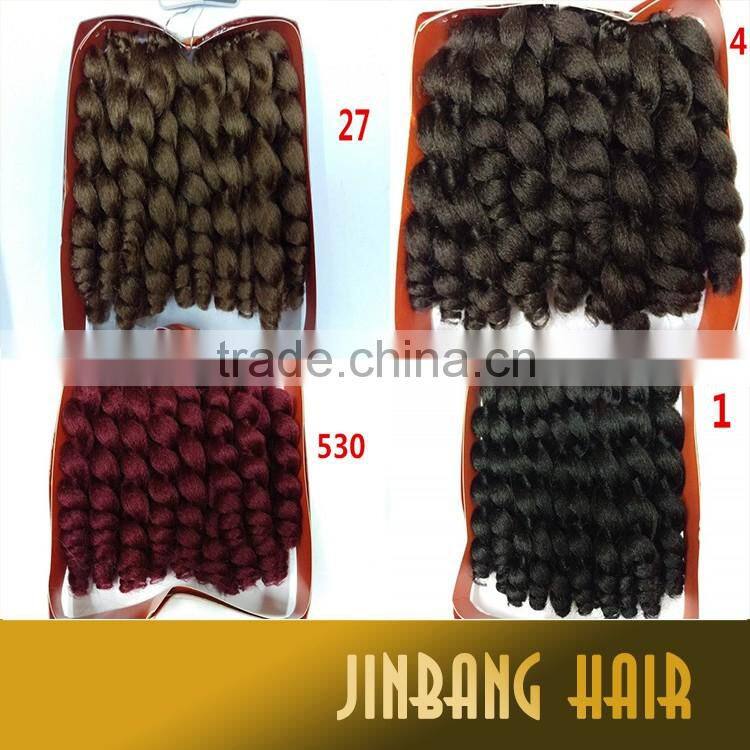 2016 new products 2X Bounce Twist crochet braid jumpy wand 2x wand curl braid