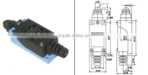 CNGAD TZ series 250V Electrical limiting switch(mini limited switch, micro switch)(TZ-8111)