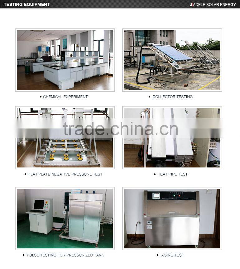 Jiadele Thermal Non Pressure flat Plat Solar Panel