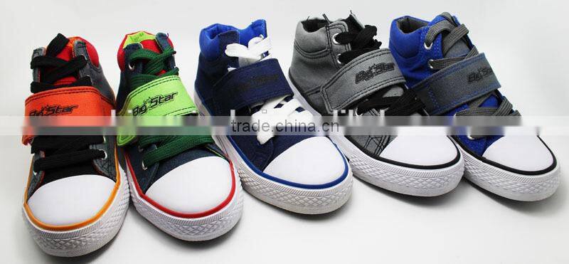 CHINA CASUAL FASHION VELCRO CANVAS SAFETY KID SHOE 2015