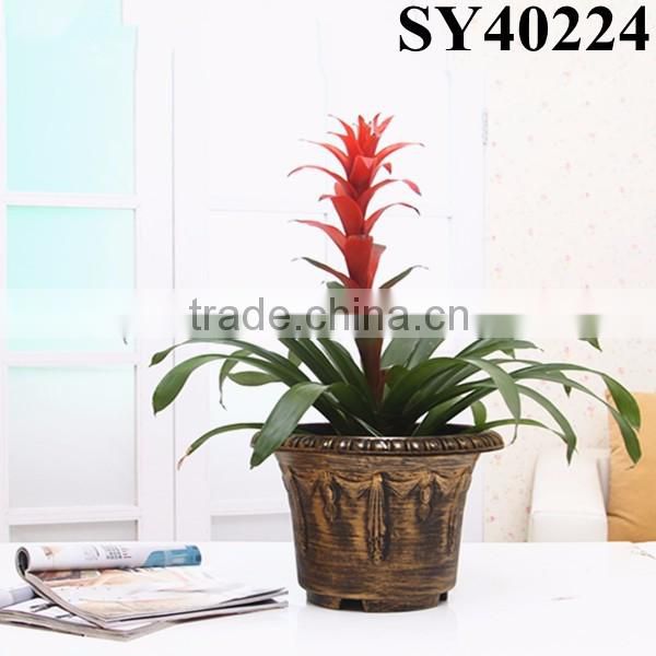 Large garden square plant pot plastic
