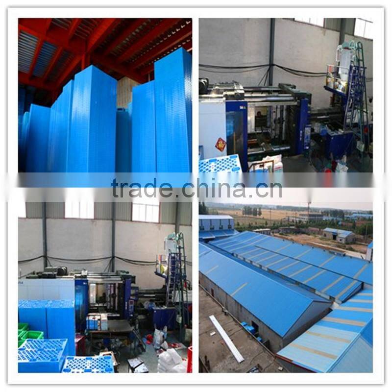Innovative Euro Size Plastic Pallet with Steel Tube for Warehouse Storage