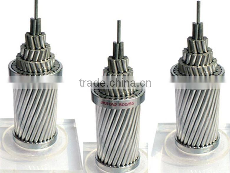 LOW Voltage Types Of Electric Conductor Overhead Bare Aluminum Conductor 50mm2 ACSR Rabbit and 100mm2 ACSR Dog