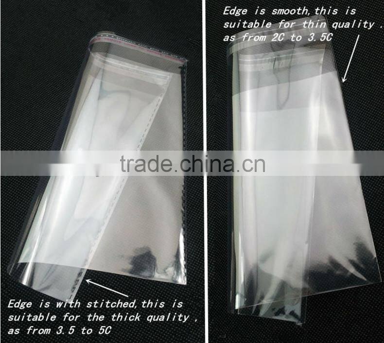 Custom printed self seal cellophane bag for candy