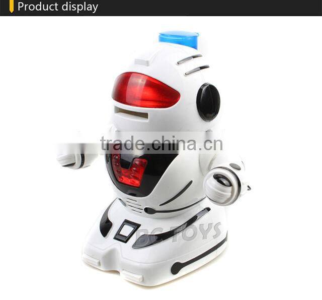Remote control shooting EVA bullet music flashing robot boy toys HY0013253