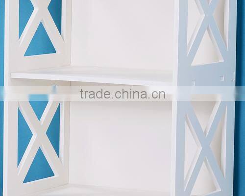 Factory direct sale cheap wooden display racks book storage shelf bedside shelf