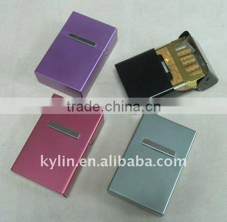 Aluminium cigarette box with square shape