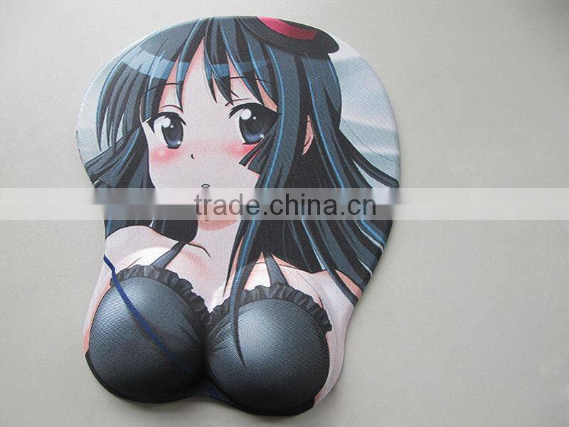 Customized 3D gel breast mouse pad