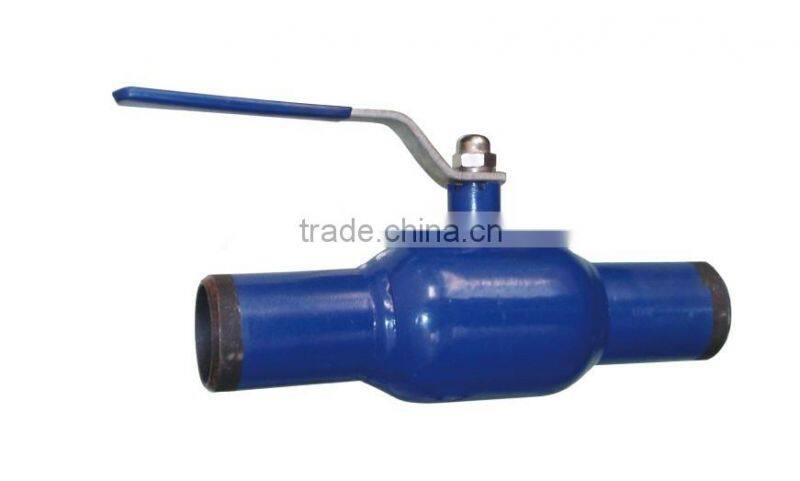 new steel fully welded ball valve