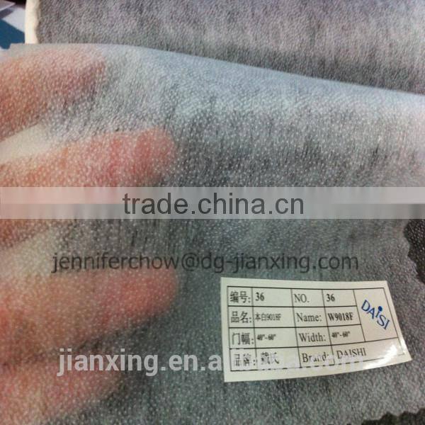 Double dot fusible non woven fabric for interlining