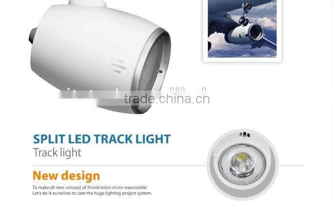 3 or 5 years warranty high power cob led track light split type spot light