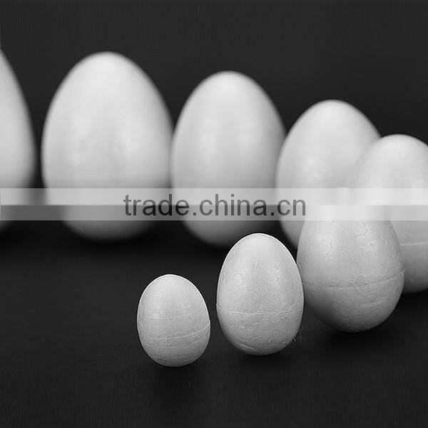 50mm white decorative styrofoam easter plastic eggs Children DIY fake eggs