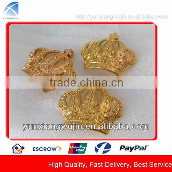 CD5717 Custom Copper Plating Metal Label Plates for Jeans, Bags