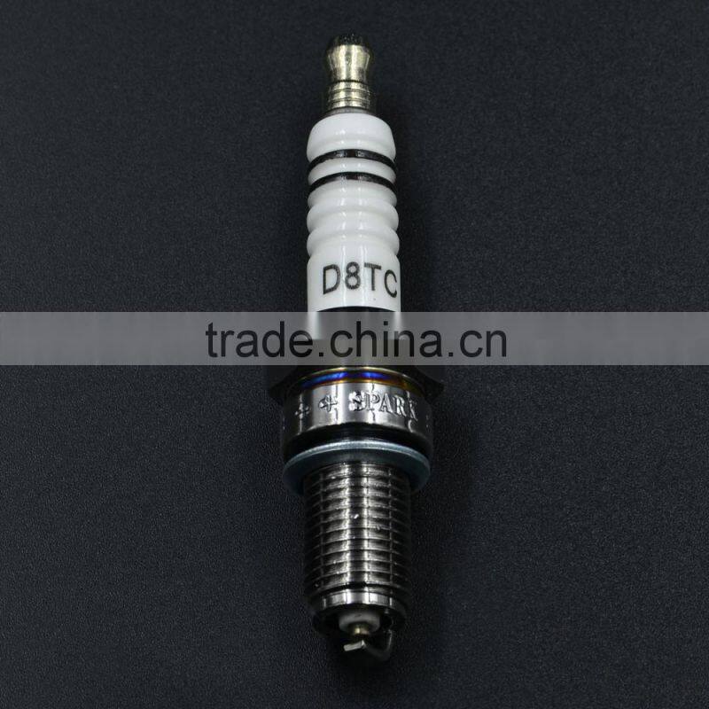 D8TC Alloy Steel Motorcycle Spark Plug for Honda/Suzuki/Yamaha