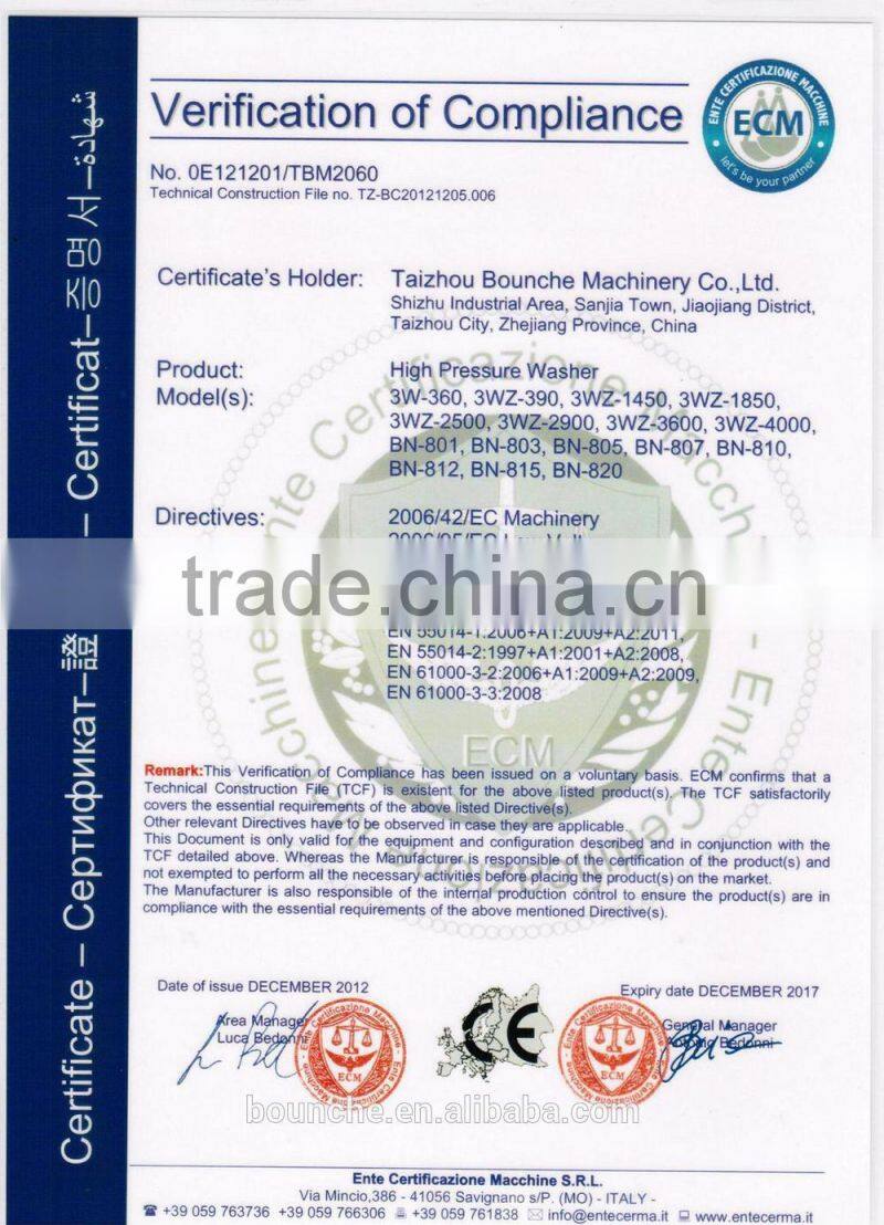 Factory Price Water Tank Gasoline Pressure Washer