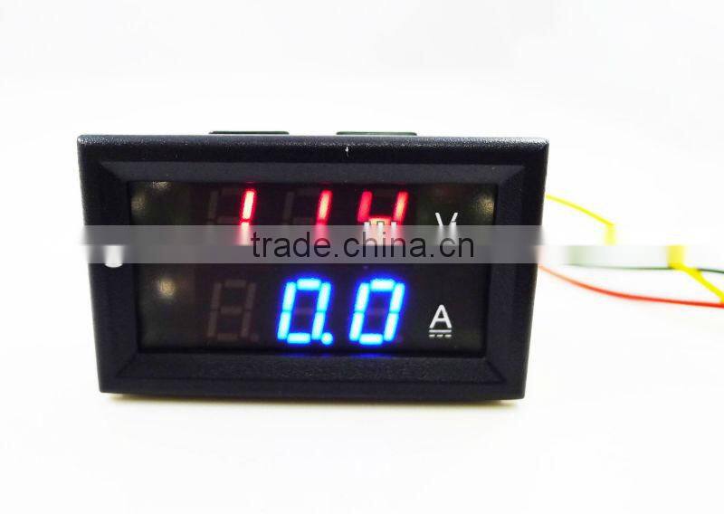 DC voltmeter and ammeter shunt DC 4.5-30V 0-100A