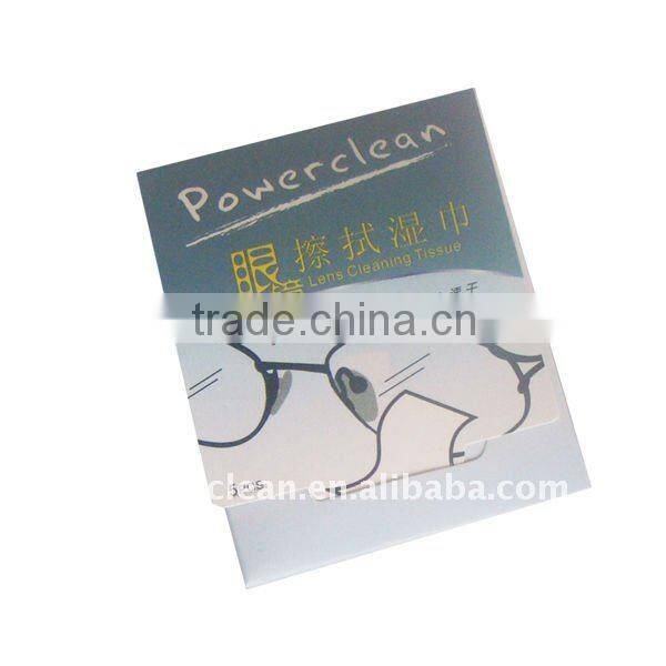 Disposable 3D Glasses Wet Cleaning Cloth