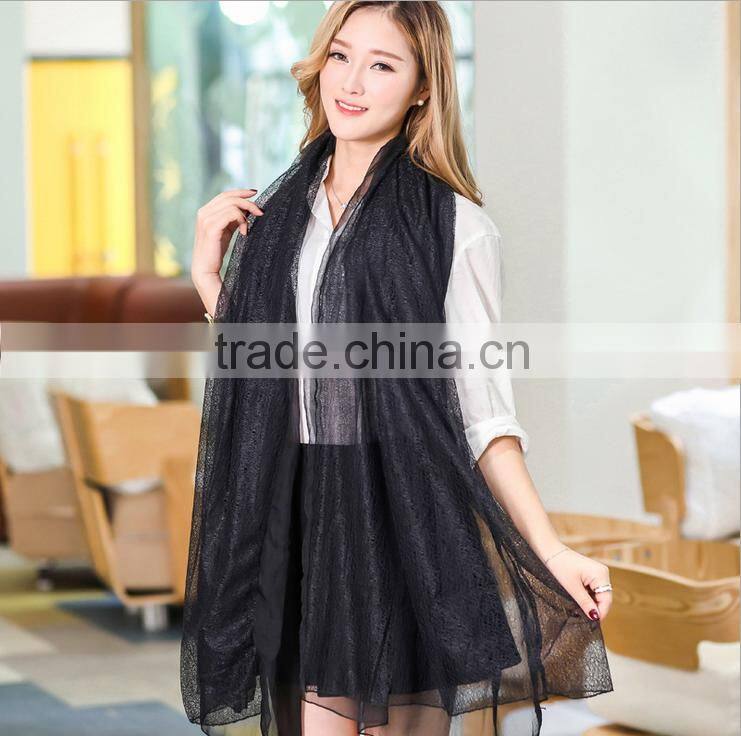 Large Organza chiffon georgette scarf