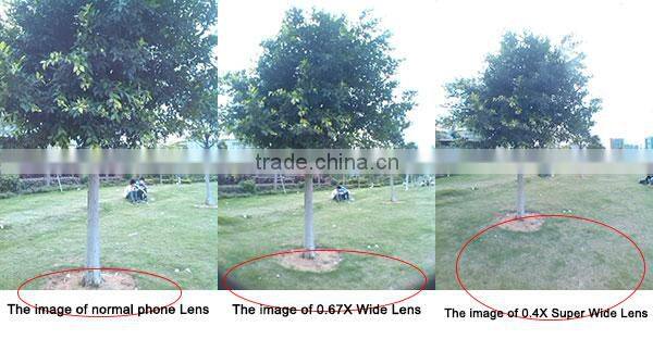 Universal clip 0.4x super wide angle lens for iphone