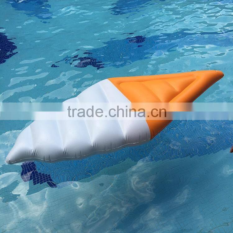 factory sale high quality 3 person vinyl inflatable pretzel pool float swim ring float