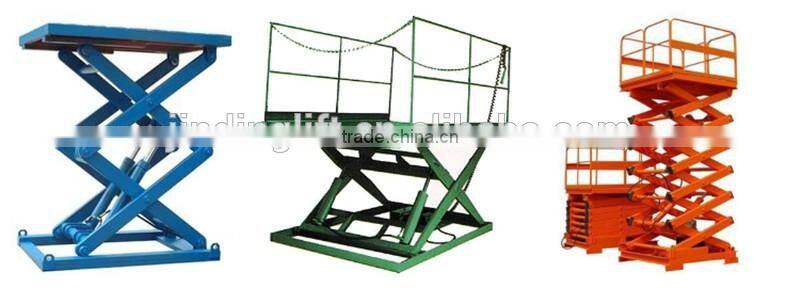 Aerial Work Platform with Hydraulic Scissor Lifts