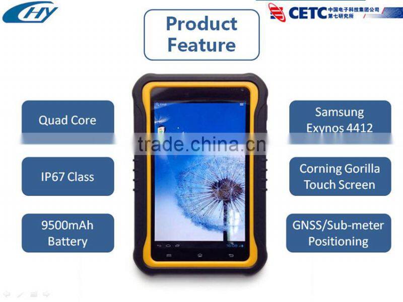 7 inch Android 3G NFC RFID reader built in GNSS Navigation module flat panel PC
