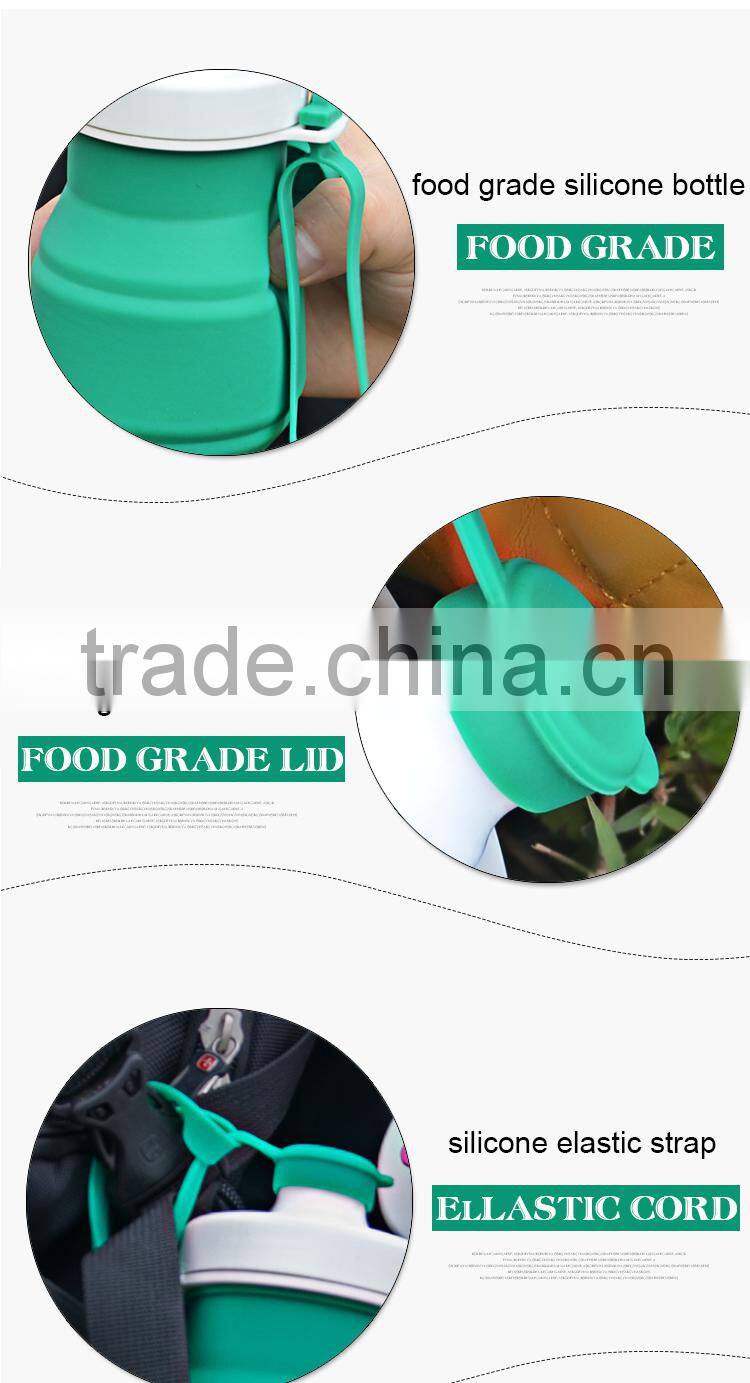 Wholesale Unique Design Silicone Disposable Drinking Bottle